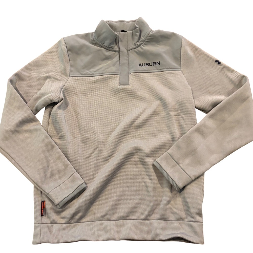 Under Armour Storm Auburn Tigers 1/4 Zip Pullover Gray Women's S NCAA